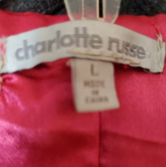Charlotte Russe Women's Belted Pea Coat - Picture 6 of 6